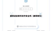 鹏哥语音聊天软件安全吗（鹏哥聊车）